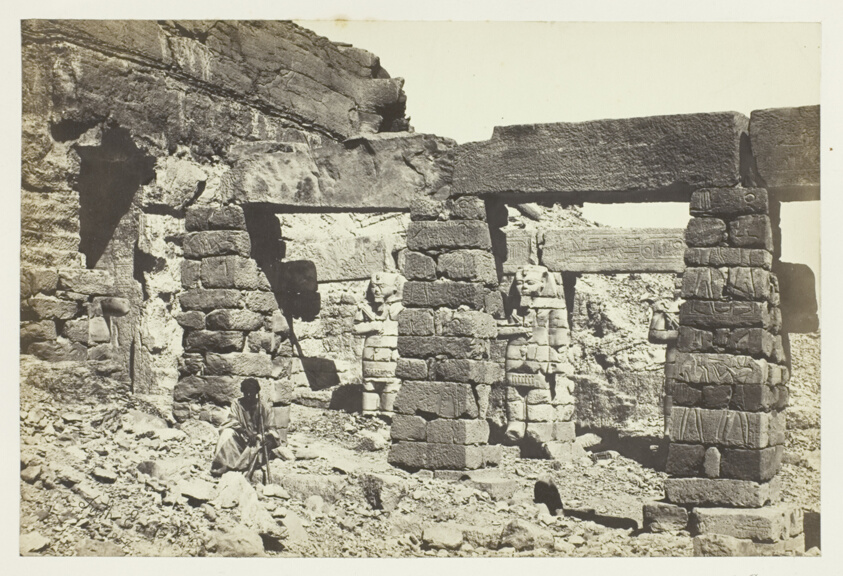 Francis Frith — Portico of the Temple of Cerf Hossayn, Nubia