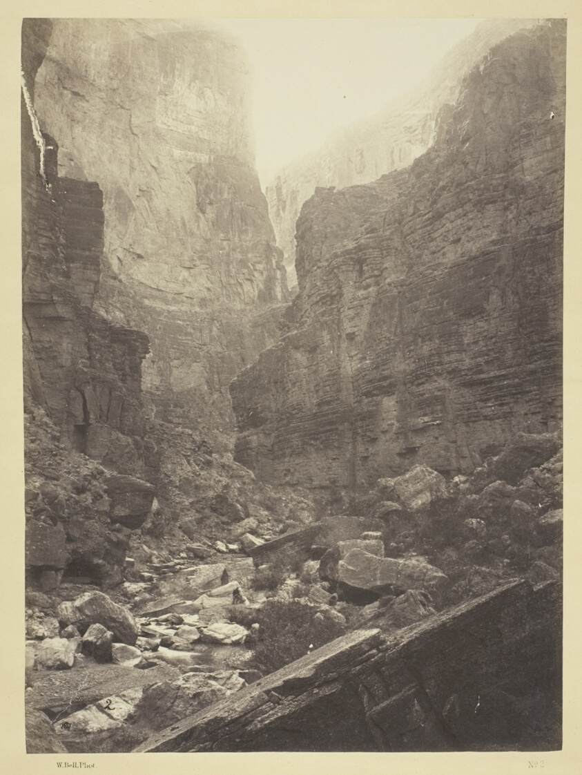 William H. Bell — Cañon of Kanab Wash, Colorado River, Looking North