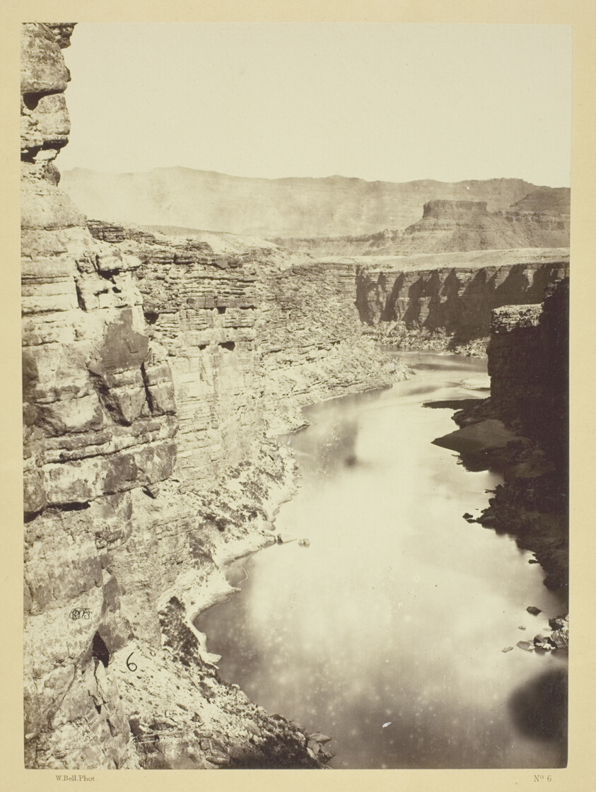 William H. Bell — Grand Canon, Colorado River, Near Paria Creek, Looking West