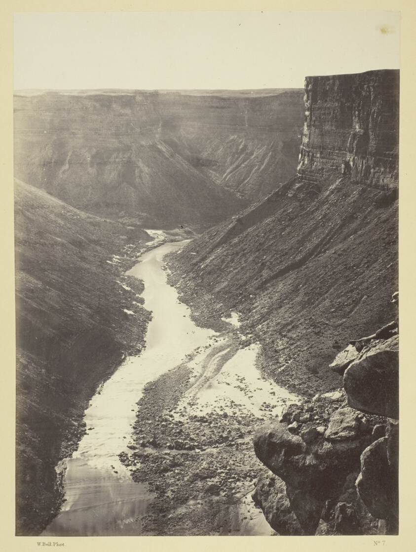 William H. Bell — Grand Cañon, Colorado River, Near Paria Creek, Looking West