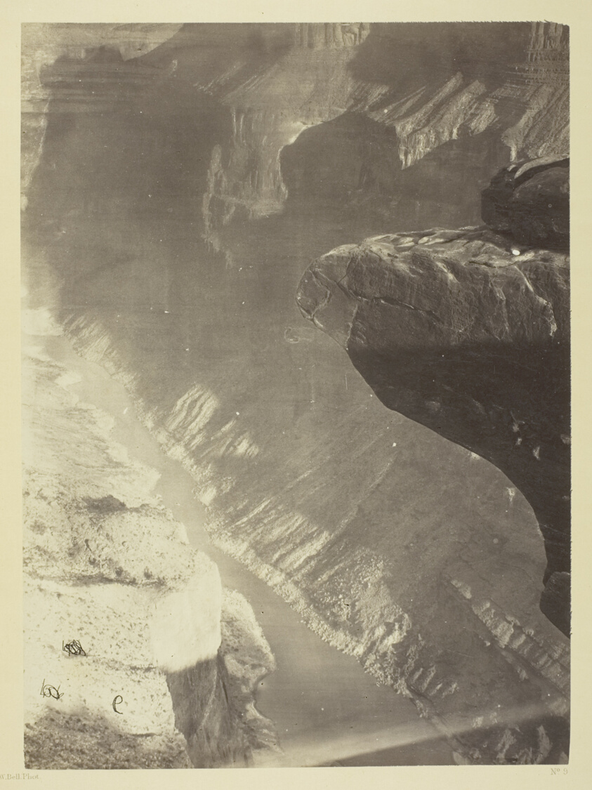 William H. Bell — Looking South into the Grand Cañon, Colorado River, Sheavwitz Crossing