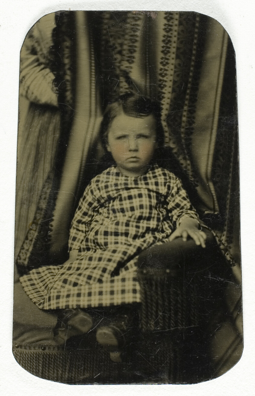 Artist unknown — Untitled (Portrait of Seated Girl)