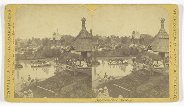 Jefferson Park, Chicago, from the series "Stereoscopic Views of Chicago and Vicinity"