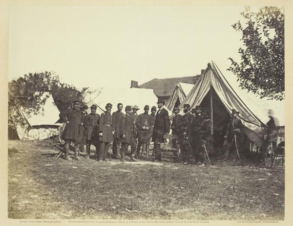 President Lincoln on Battle-Field of Antietam