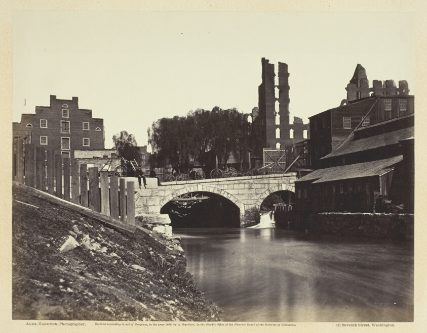 View on Canal, Near Crenshaw's Mill, Richmond, Virginia