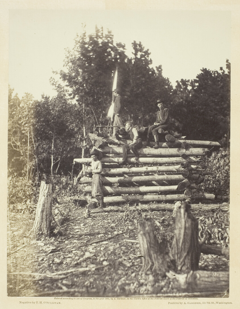 Timothy O'Sullivan — Signal Tower on Elk Mountain, Maryland