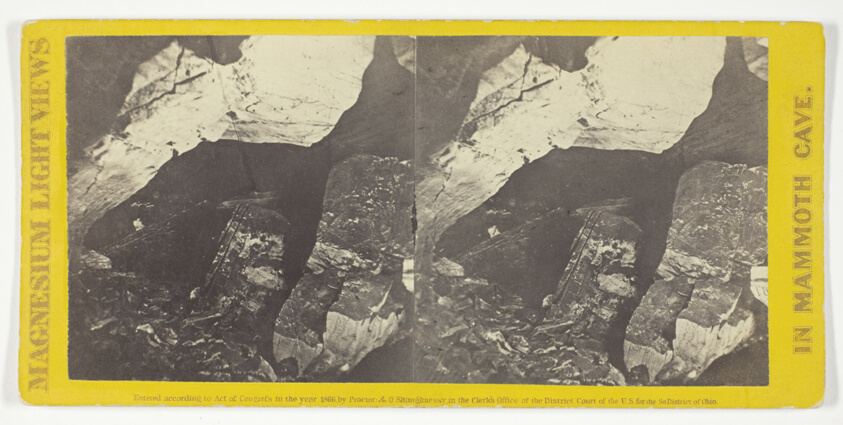 Chas. Waldack — Entrance to "Rocky Hall", No. 14 from the series "Mammoth Cave Views"