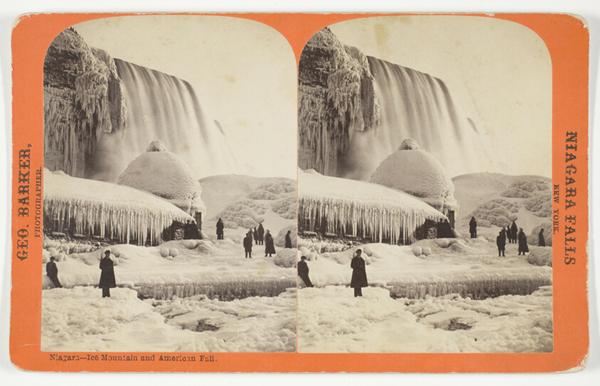 Niagara - Ice Mountain and American Fall, from the series "Niagara Falls, New York"