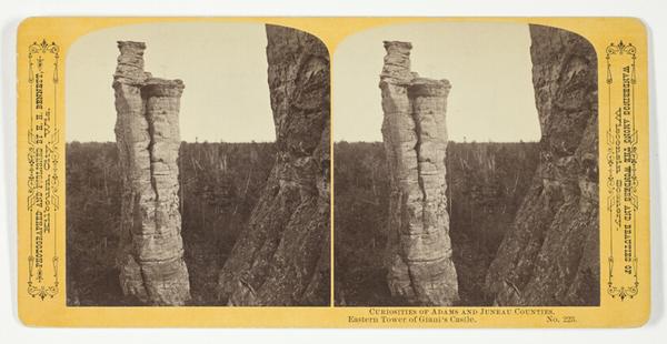 Eastern Tower of Giant's Castle, No. 223 from the series "Curiosities of Adams and Juneau Counties"