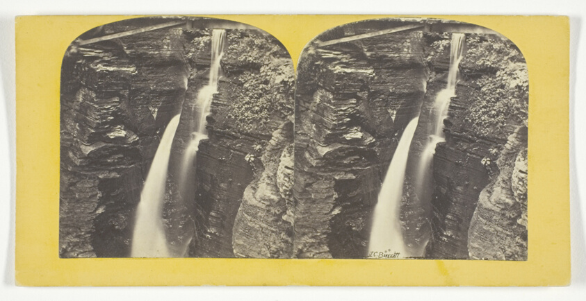 J. C. Burritt — Freer Glen at Watkins Entrance Gorge View 1st Glen