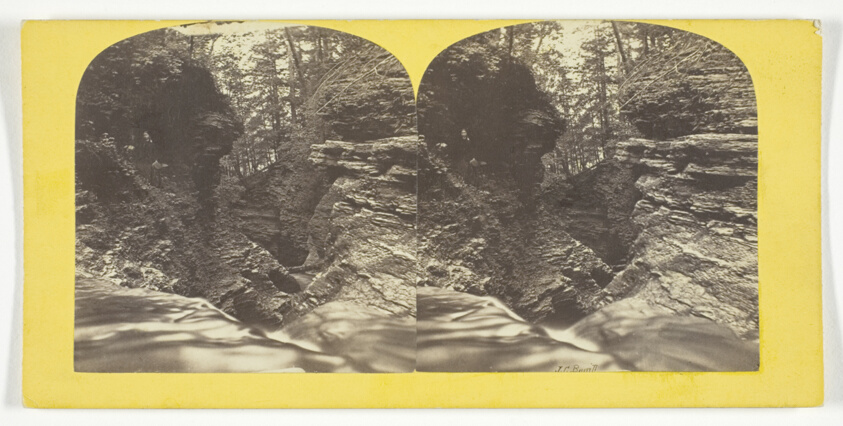 J. C. Burritt — Buttermilk Creek Ithaca Cascades and 4t Fall looking down