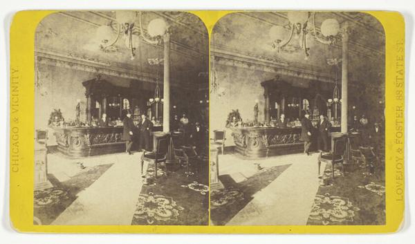 Office Tremont House, Cor. Lake and Dearborn Sts.