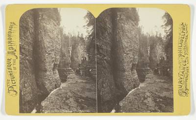Au Sable Chasm - Column Rocks, from the series "The Picturesque of the Adirondacks"