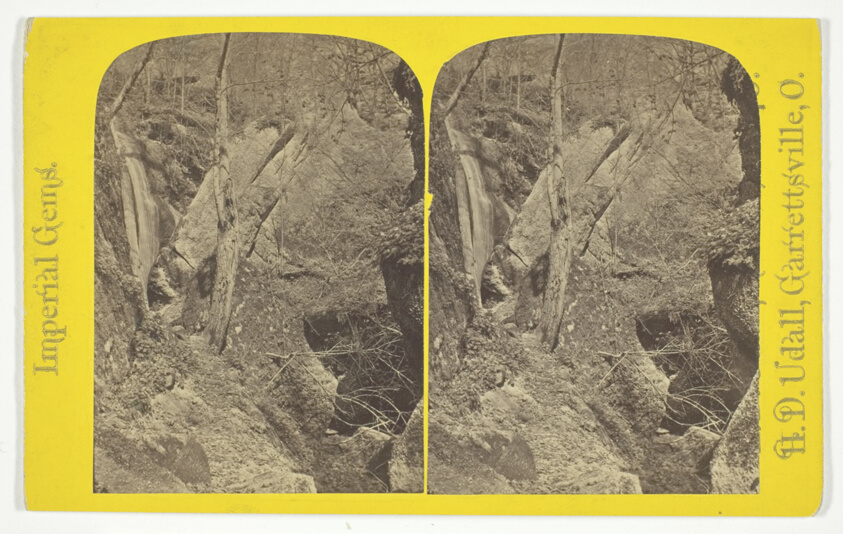 H. D. Udall — Nourmahal Cascade, from the South, No. 8 from the series "Imperial Gems"