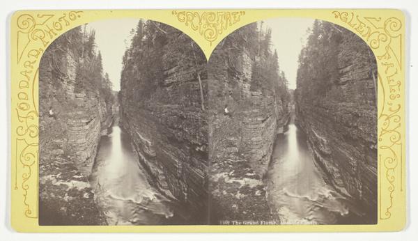 The Grand Flume, Ausable Chasm, No. 1162 from the series "Crystal"