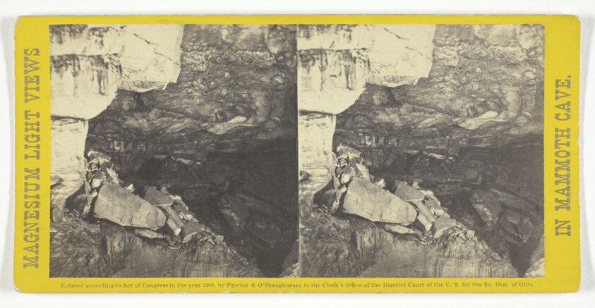 Chas. Waldack — View from "Bridge of Sighs", No. 20 from the series "Mammoth Cave Views"