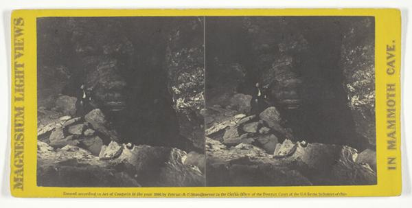 "Ole Bull's Concert Room", No. 34 from the series "Mammoth Cave Views"