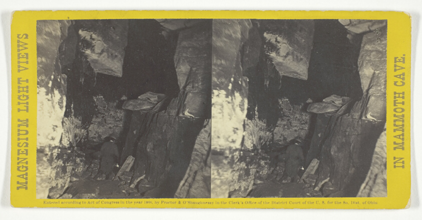 Chas. Waldack — Entrance to "Long Route", No. 16 from the series "Mammoth Cave Views"