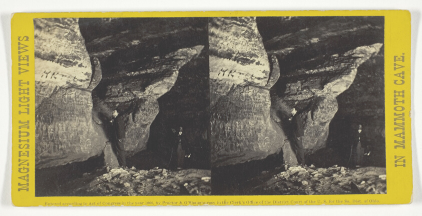 Chas. Waldack — "Grand Crossing", No. 25 from the series "Mammoth Cave Views"