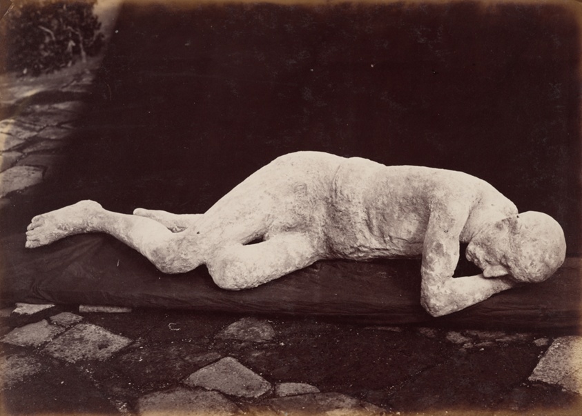 Plaster Cast of Body, Pompeii