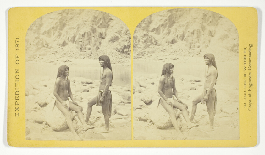 Timothy O'Sullivan (American, born Ireland, 1840–1882) — Types of Mojave Indians. This tribe inhabits the region of the lower Colorado, or western Arizona.Physically, they are the finest specimens in all the West, many of the males attaining to the height of 6 feet, No. 5 from the series "Geographical Explorations and Surveys West of the 100th Meridian"