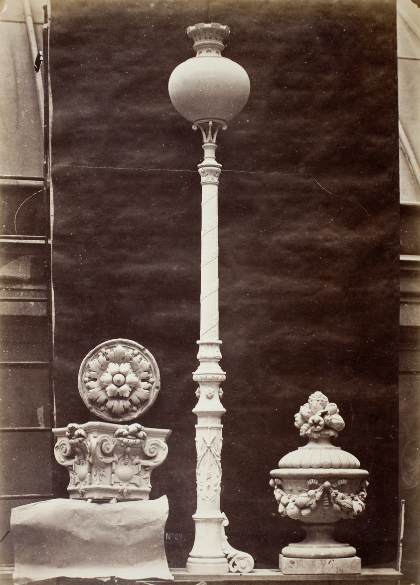 Louis-Emile Durandelle — Interior Details and Candelabra, Théâtre du Vaudeville, Paris