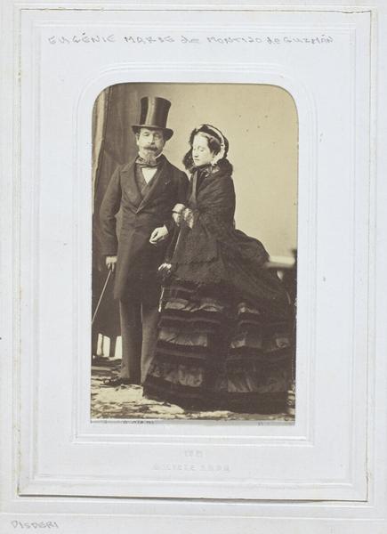 Eugenie Marie de Montijo de Guzman and Napoleon III