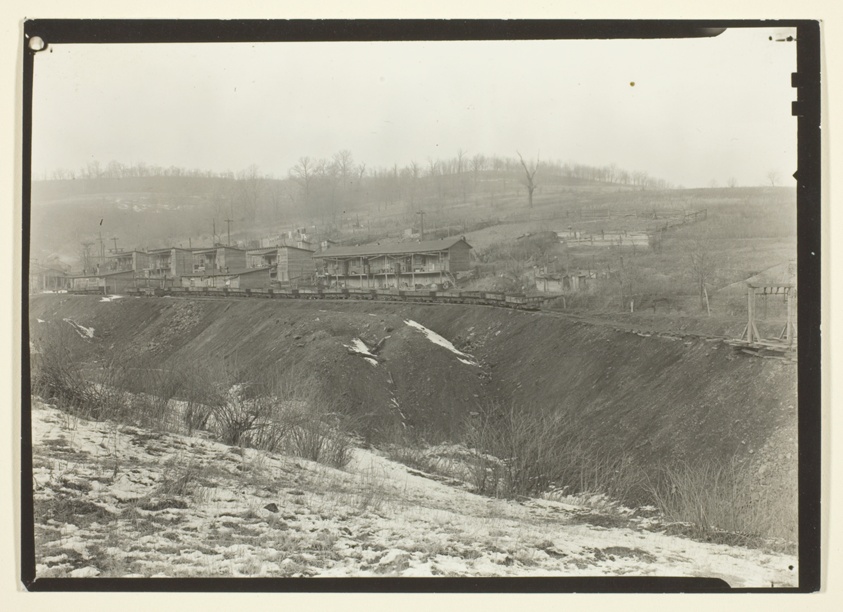 Row of Bachelor Shacks At Scott's Run, West Virginia Mines