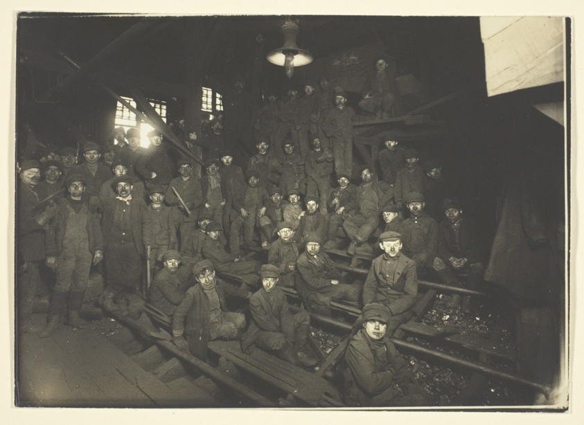 Lewis Wickes Hine — Breaker Boys In Coal Chute, South Pittston, Pennsylvania