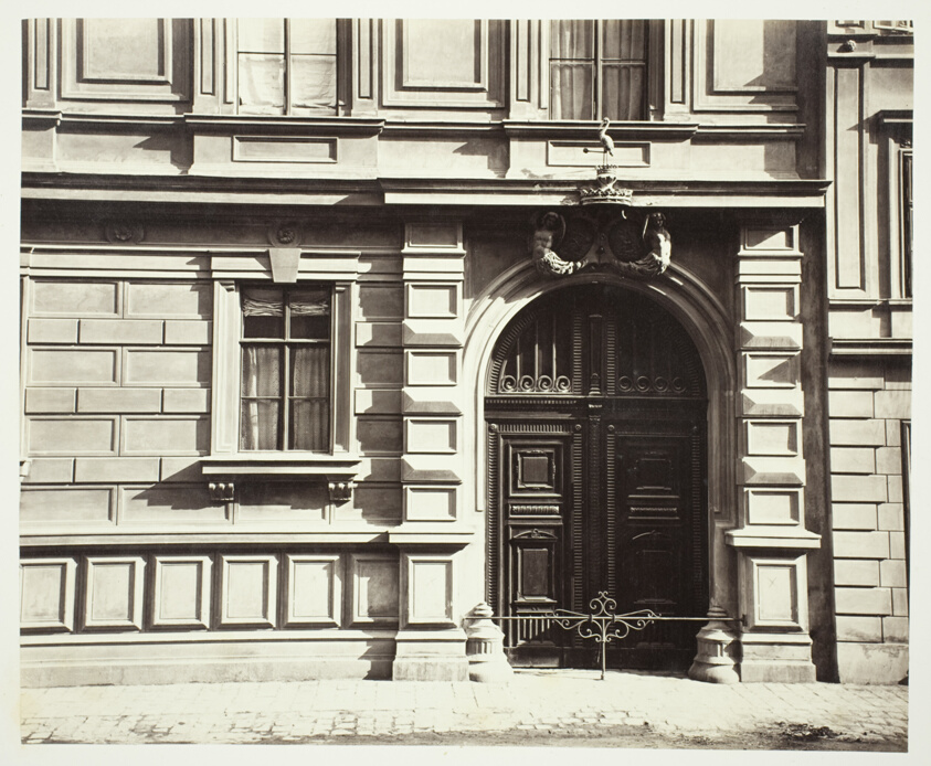 Artist unknown — Berggasse No. 16, Portal am Palais des Grafen Georg Festetics de Tolna