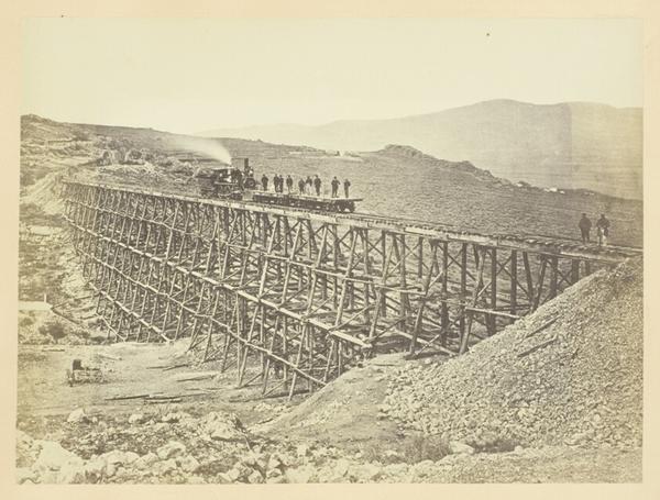 Trestle Work, Promontroy Point, Salt Lake Valley