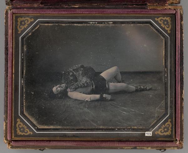 Untitled (Portrait of Wild Animal Tamer Jacob Driesbach with Jaguar)