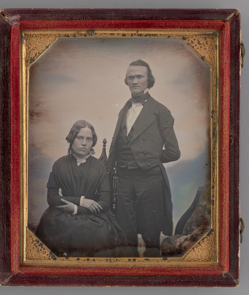 Untitled (Portrait of a Seated Woman and a Standing Man)