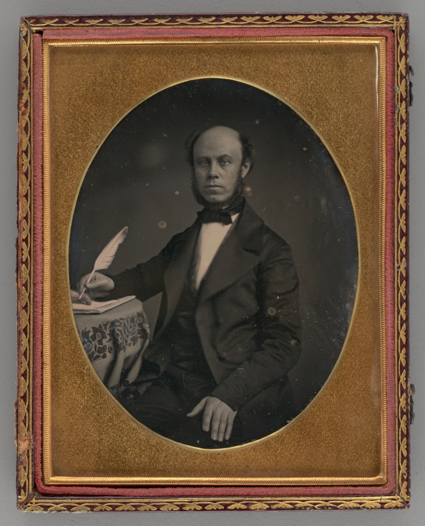 Unknown maker — Untitled (Portrait of Seated Man Holding a Quill)
