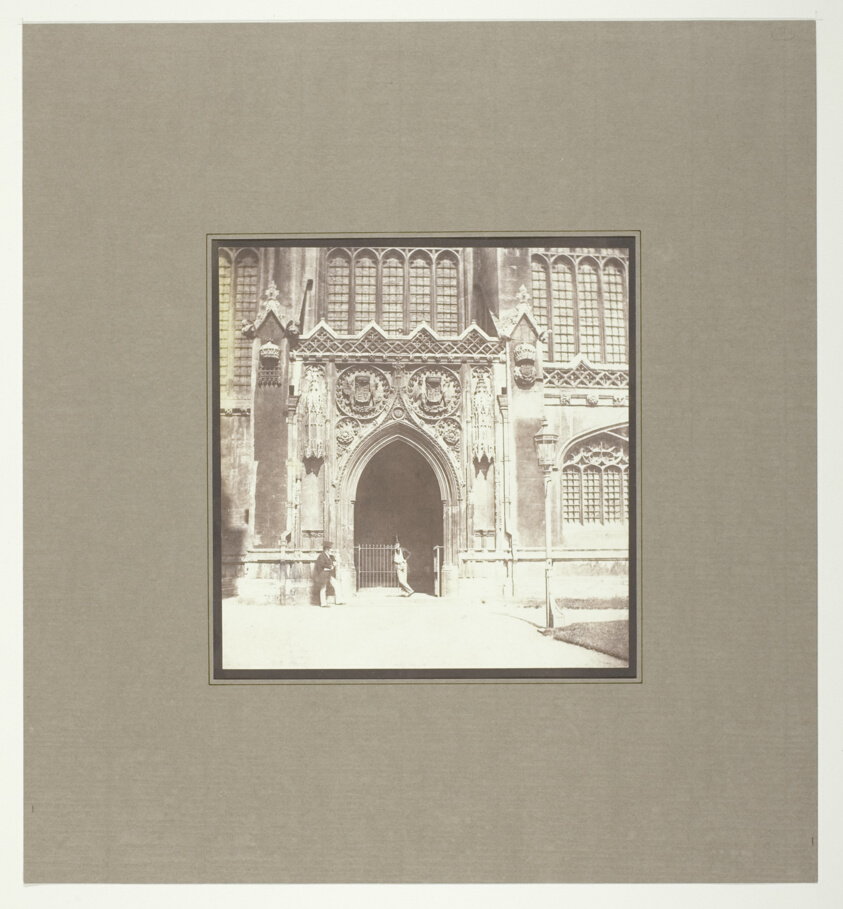William Henry Fox Talbot — King's College Chapel, Cambridge, South Entrance
