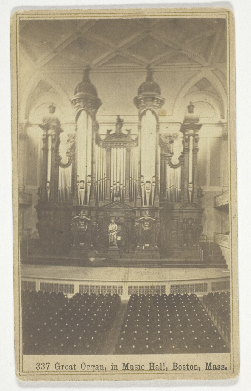 Bierstadt Brothers — 337 Great Organ, in Music Hall, Boston, Mass