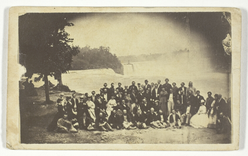 Artist unknown — Untitled (Group at Niagara falls)