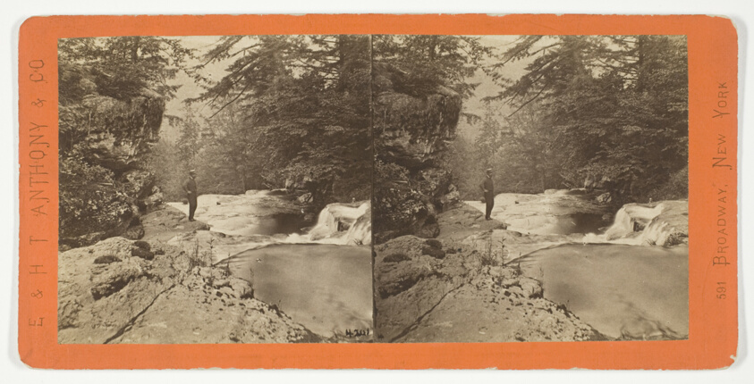 Looking Down the Kauterskill, from the New Laurel House, No. 4202 from the series "The Glens of the Catskills"