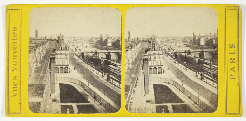 Artist unknown — Panorama of Paris, Taken from the Louvre