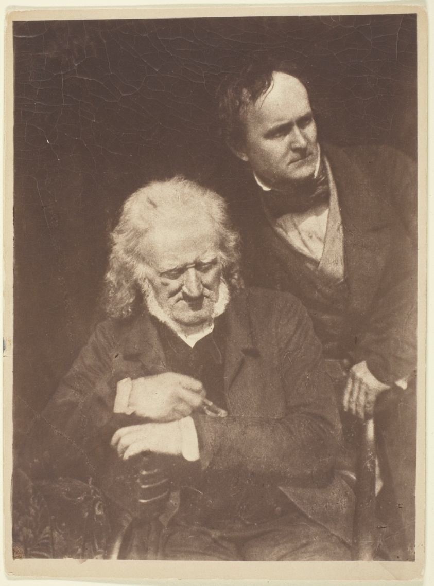 David Octavius Hill (Scottish, 1802–1870) and — Portrait of Two Men (John Henning and Alexander Handyside Ritchie)