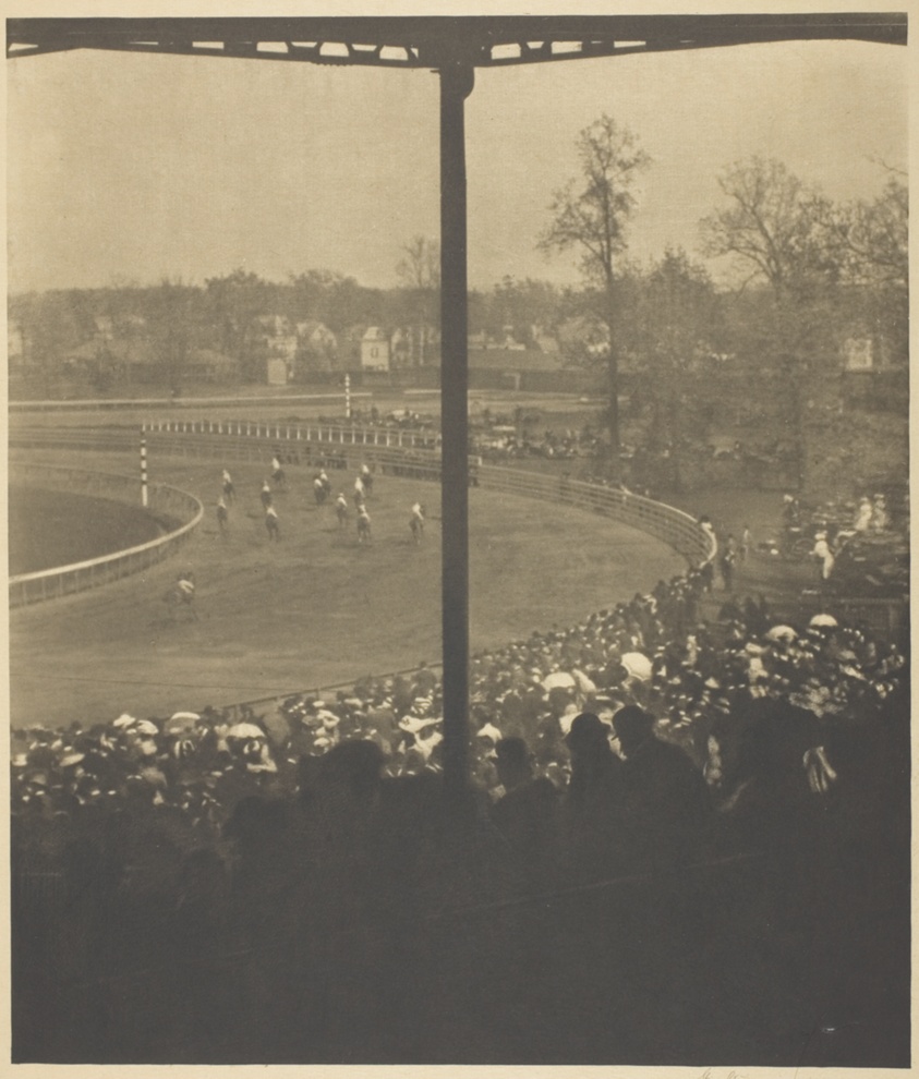 Alfred Stieglitz — Going to the Post, Morris Park