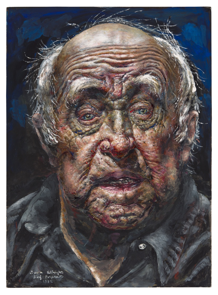 Ivan Albright — Self-Portrait (No. 13)