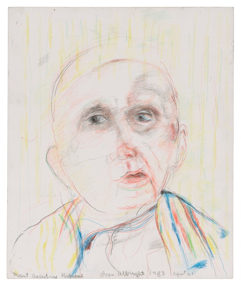 Ivan Albright — Self-Portrait (No. 18)