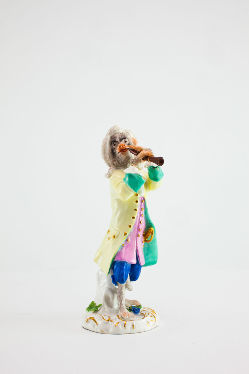 Meissen Porcelain Manufactory — Clarinet Player for the Monkey Band