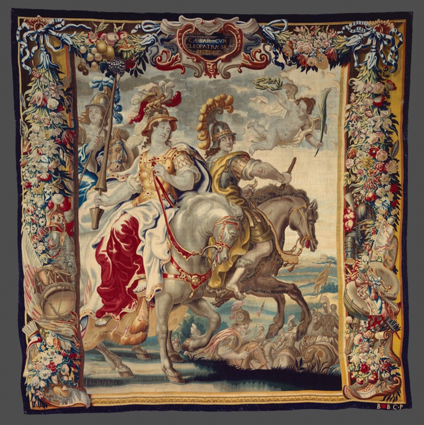 Workshop of Gerard Peemans — Caesar and Cleopatra Enjoying Themselves from The Story of Caesar and Cleopatra