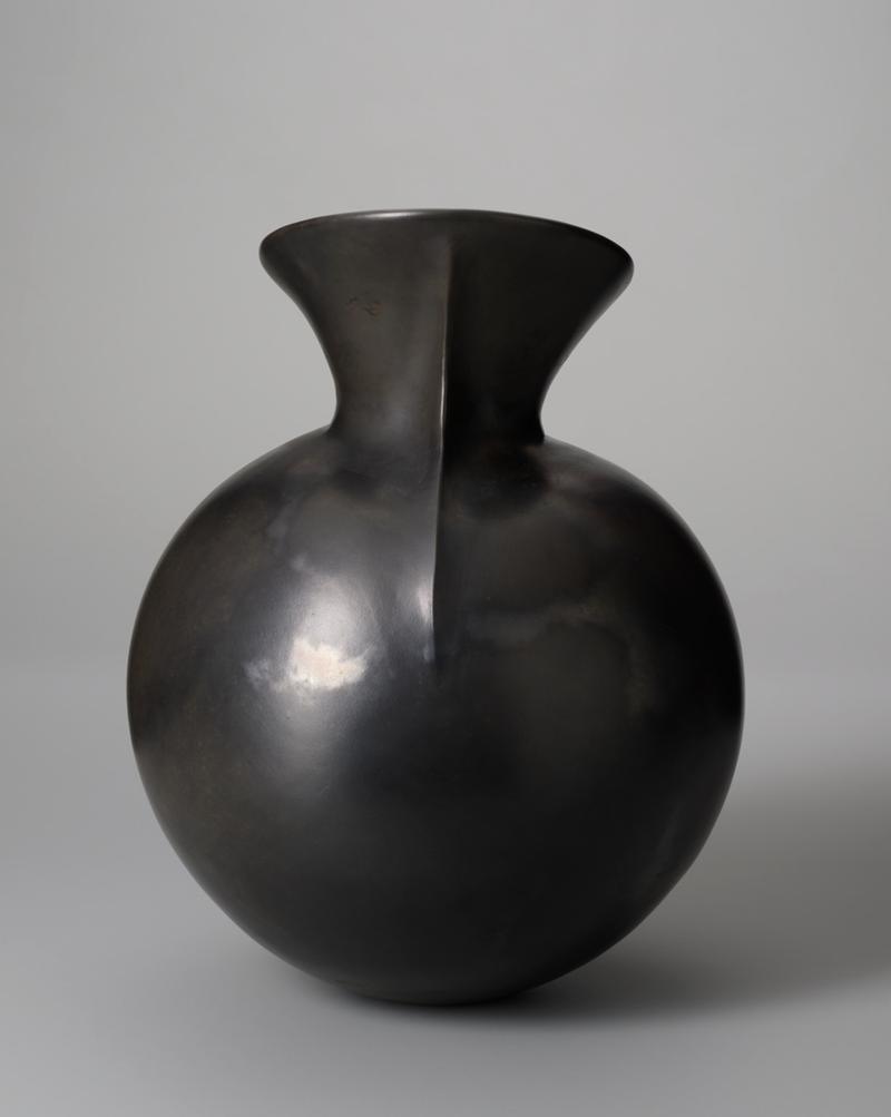Charcoal-Burnished Vessel