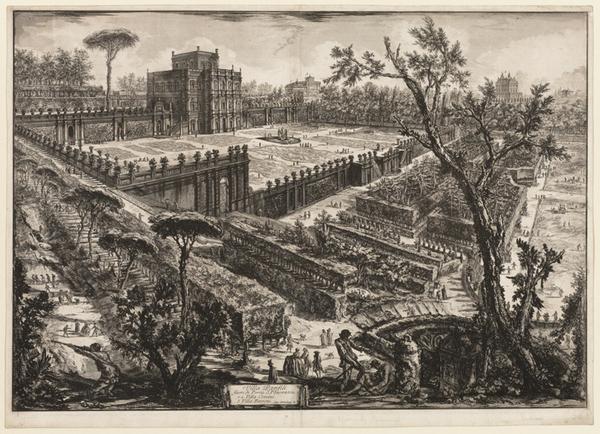 Villa Pamphili outside Porta S. Pancrazio, from Views of Rome