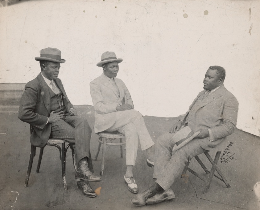 James VanDerZee — Untitled (Garvey, Prince Tovalou, and George Marke)
