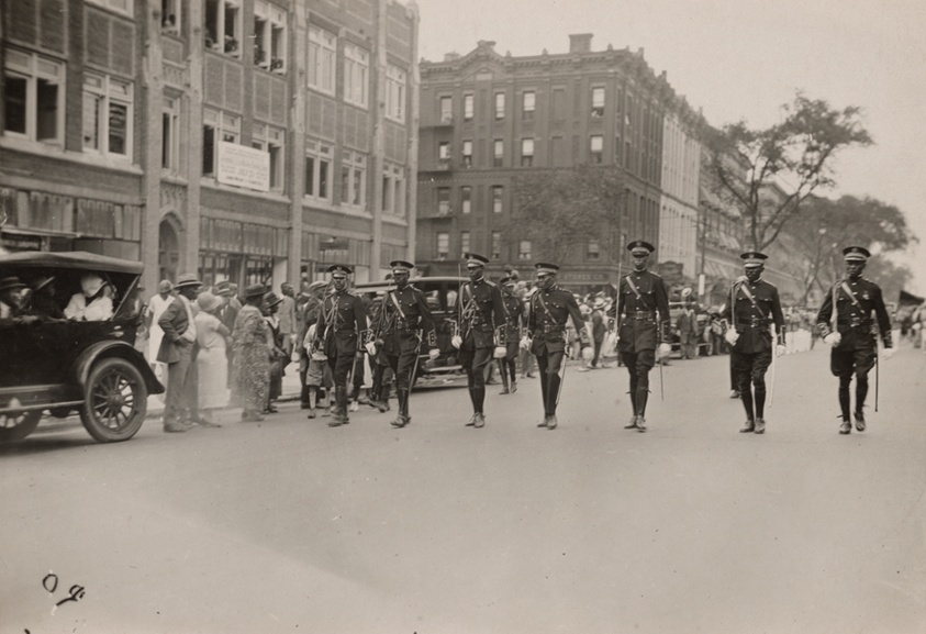 James VanDerZee — Garveyites in Parade