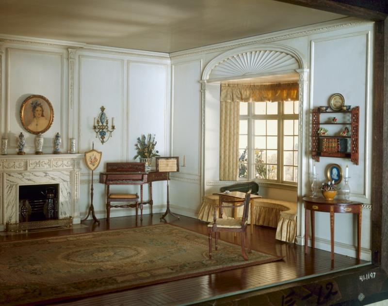 E-12: English Drawing Room of the Georgian Period, c. 1800